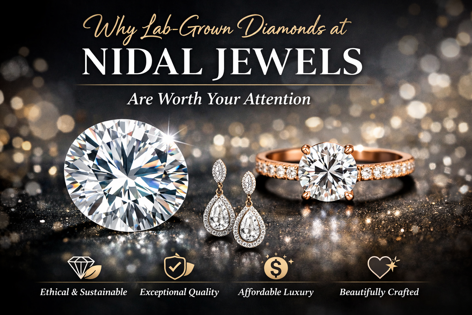 Why Lab-Grown Diamonds at Nidal Jewels Are Worth Your Attention